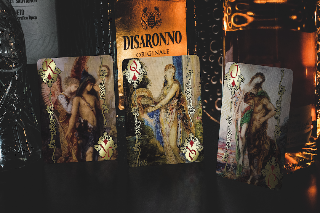 The Courts of the Cartes Moreau Playing Card Deck Assembled Side-by-Side.